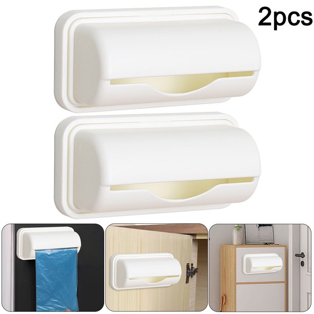Dispensador Bolsas Basura para El Contenedor Sin Perforaciones () Blanco