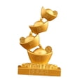 thumbnail image 2 of Estatua de lingote de oro Macarena figura de Feng Shui, 2 of 8