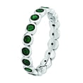 thumbnail image 3 of Bague en Argent Sterling Stackable Expressions May Swarovski Taille 9, 3 of 3