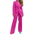 thumbnail image 2 of Gaecuw Sweat Sets for Women 2 Piece Wide Leg Stylish Plain Jogger Sets Cotton Linen Lounge Sets V-Neck Sleeveless Vest Pant Sweatsuits Casual Activewear Yoga Outfits Pink XL, 2 of 7