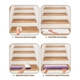 thumbnail image 5 of Stair Treads for Wooden Steps, Purple Ombre Peel and Stick Stair Treads with Reusable Adhesive, Farmhouse Vintage Wooden Striped Non Slip Indoor Stairs Runner Rugs Mats for Elders Dogs 8"x30" 15PCS, 5 of 7