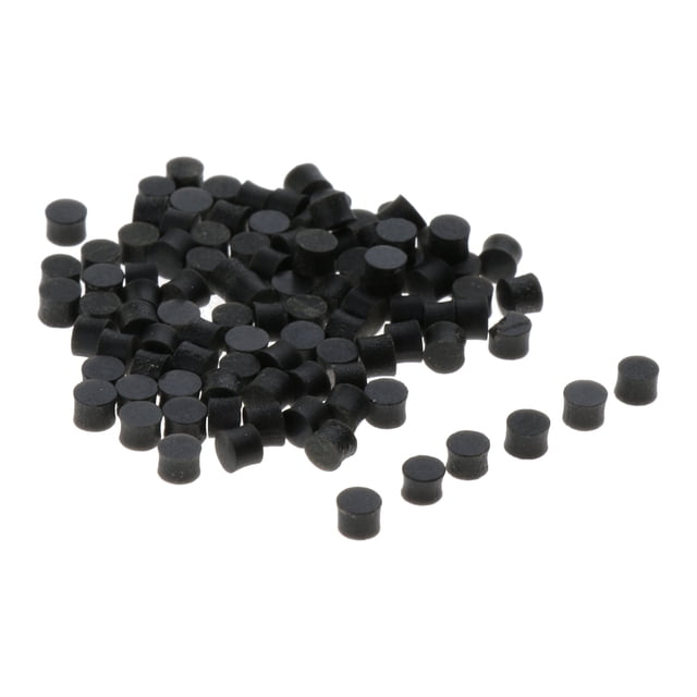 Guitarras Acrílicas Sunnimix Diapasón Con Incrustaciones de Puntos DIY Negro 3 x 2.5 mm 3 x 25 mm