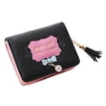 thumbnail image 4 of Monedero corto de material cuero PU BLESIY Plegable 5 Ranuras Tarjetero para Mujer Chica, 4 of 8