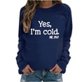 thumbnail image 2 of 2023 Mode pour Femmes Sweatshirt 50% de Réduction Mode Décontractée Long Sleeve Col Rond Imprimé Dames Sweatshirt Tops Blouse, 2 of 4