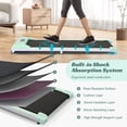 thumbnail image 5 of 2 in 1 Under Desk Electric Treadmill 2.5HP, with Bluetooth APP and speaker, Remote Control, Display, Walking Jogging Running Machine Fitness Equipment for Home Gym Office, 5 of 9