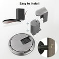 thumbnail image 3 of ABPETE Magnetic Door Stopper,No Drill Mechanical Silent Floor Door Stop, Adhesive Magnetic Door Holder Catch, Adjustable Heavy Duty Suction Door Stopper Door Locks for Home Garage (Silver), 3 of 7