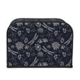 thumbnail image 2 of Honeii Wildflowers And Dragonflies Print 4 slice Toaster Cover, Two Slice Toaster Dust-proof Cover For Kitchen Small Appliance and Fingerprint Protection, 2 of 7