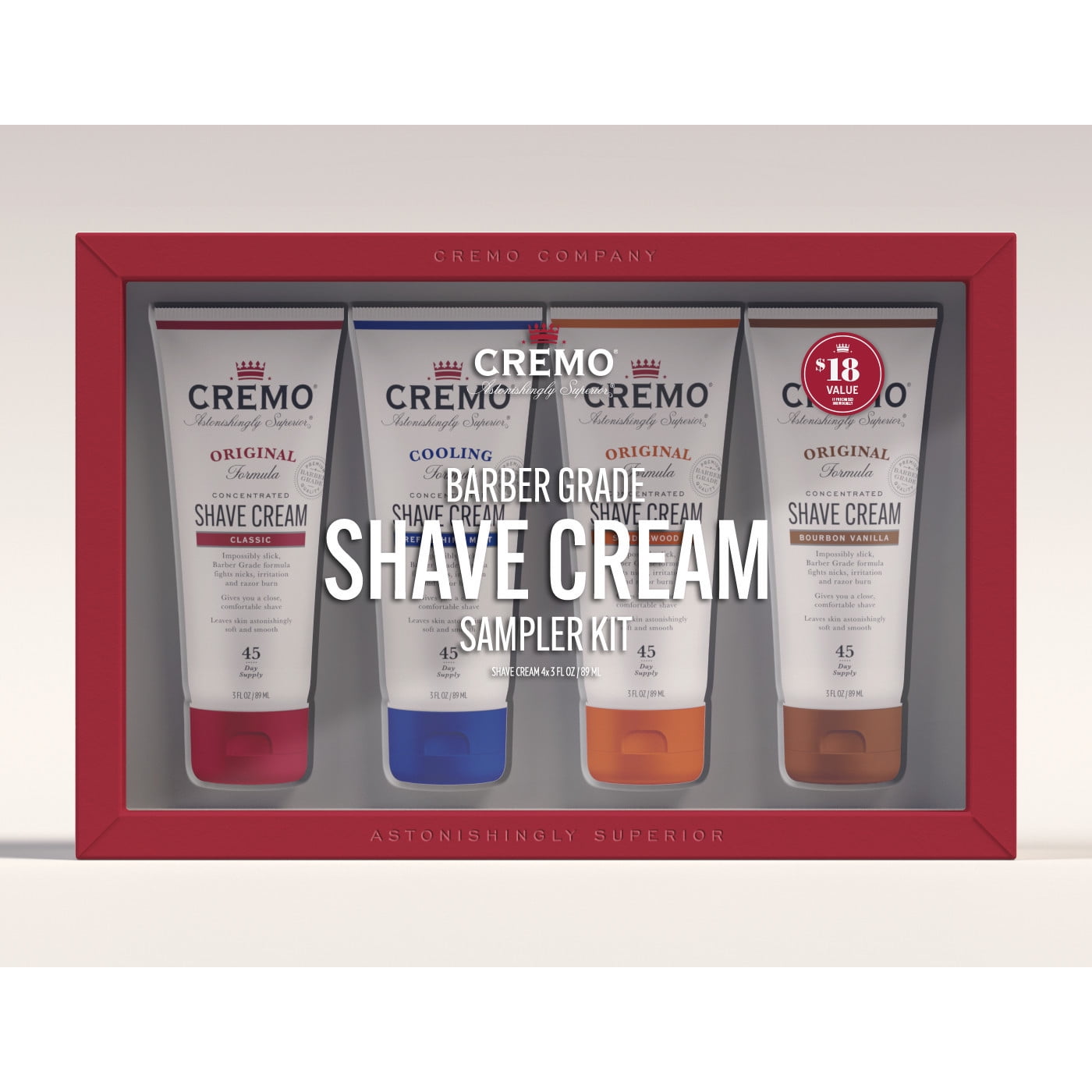 cremo shave cream sampler gift set