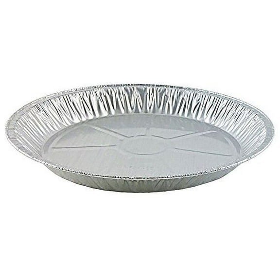 Handi-Foil 12" Extra-Deep Aluminum Pie Pan 100 Pack -Disposable Baking Plate Tin (Pack of 100)