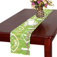 thumbnail image 3 of MKHERT Cute Colorful Cat Table Runner for Kitchen Wedding Party Home Decor 16x72 inch, 3 of 4