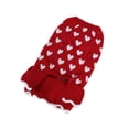 thumbnail image 4 of Falleo Clearance Warm Autumn And Winter Red Caring Dog Clothes Sweater Skirt Festive Christmas New Year Pet Clothes, 4 of 6