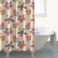 thumbnail image 4 of Pioneer Flower Floral Print Pattern Shower Curtain 84"x72", Bathroom Decorative Shower Curtain Set with 12 Hooks, Waterproof Washable, 4 of 6