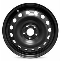New Steel Wheel Rim for 2007-2020 Hyundai Santa Fe 17 in 5 Lug Black Fits R17 Tire Direct Fit