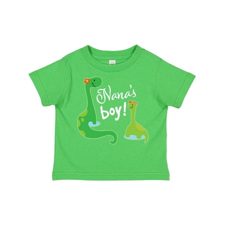 

Inktastic Nanas Boy Grandson Dinosaur Gift Toddler Boy Girl T-Shirt