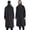Black, variant on Sentmoon Raincoat Stylish Waterproof Hooded Jackets Long Sleeve with Zipper Sunscreen Outdoor Ponchos for Running Backpacking Travel XXL