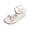 White-B, variant on Women's Rhinestone Clear Block Platform Sandals Oversize Ankle Strap Dressy Sandals Open Square Toe Wedge Sandals for Women