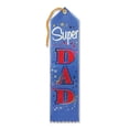 thumbnail image 2 of Pack of 6 Blue "Super Dad Award" School Award Ribbon Bookmarks 8", 2 of 2