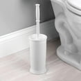 thumbnail image 4 of InterDesign Kent Plastic Toilet Bowl Brush Set, Classic Design Slim Compact Bowl Brush and Holder for Bathroom - Sturdy, Deep Cleaning, 4.25" x 4.25" x 16", White, 4 of 4