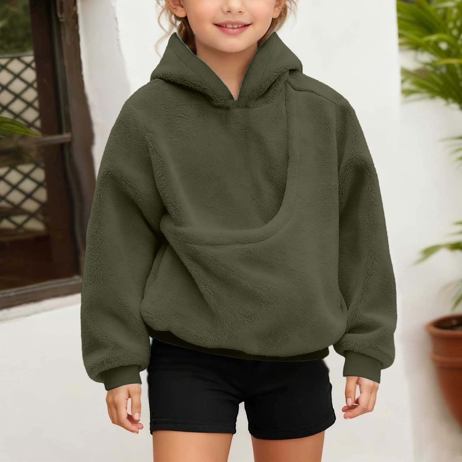 Girls Boys Pet Hoodie with Pouch Oversized Pet Carrier Hoodie Long Sleeve Dog Pocket Hoodie Winter Clothes 7-8 Years