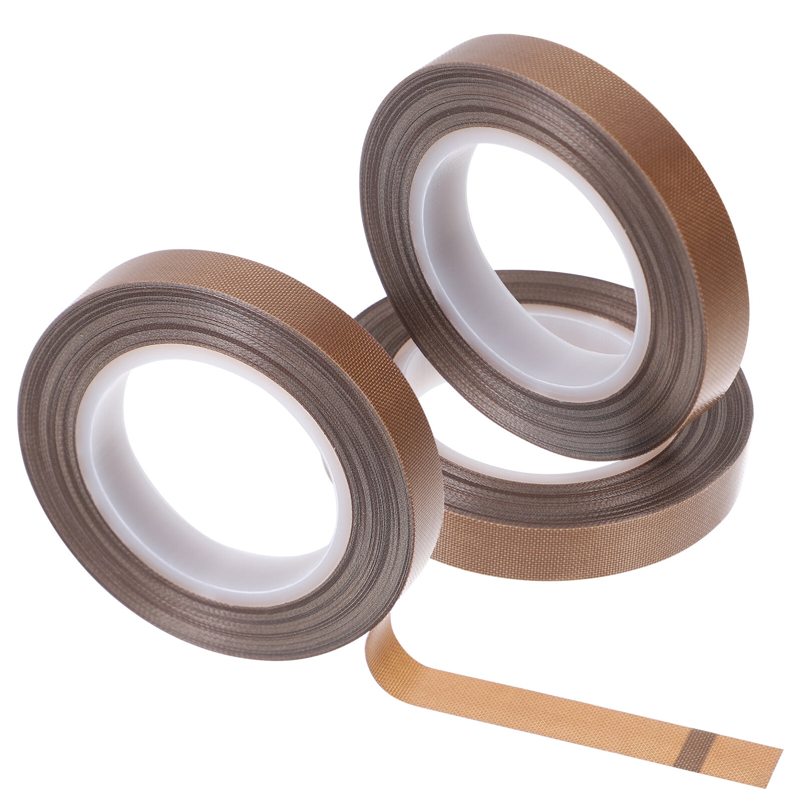 MasteelfCA 3 Rolls Electrical Tapes Heat Resistance Tapes Glassfiber Cloth Insulation Tapes