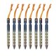thumbnail image 1 of 8 Pack 6.3 Inch Camping Tent Pegs Ultra Light Windproof Tent Stakes Outdoor Camping Hiking Tent Pegs with Wind Cord-A, 1 of 5