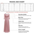 thumbnail image 3 of Miusol Women's Floral Lace Bodice Ribbon Waist Pleated Maxi Dress, 3 of 9