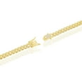 thumbnail image 2 of Sterling Silver Gold Plated Miami Cuban Iced Out Chain, 2 of 5