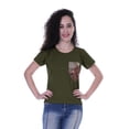 thumbnail image 1 of Moomaya T-shirt Col Rond pour Femmes Manches Courtes Poche à Sequins - UM, 1 of 6