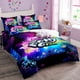 thumbnail image 4 of Juego de cama de tres piezas My Little Pony Ropa de cama suave y cómoda, dos fundas de almohada y una funda de edredón Regalo de Navidad para niños adultos, 4 of 8