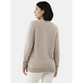 thumbnail image 5 of Time and Tru Women's Super Soft Button Cardigan, Sizes XS-XXXL, 5 of 5