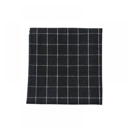 

6pcs Check Napkins Cotton Plaid Napkins Farmhouse Decor Dinner Napkins Black and White Cloth Napkins for Thanksgiving Christmas Decorations