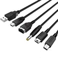 thumbnail image 2 of 5 in 1 Charging Cable for Nintendo Wii U, NEW 3DSXL, PSP, Charge Cord, 2 of 5