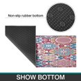 thumbnail image 7 of Bohemian Color Geometric Design Rugs and Mats Non Skid Washable Absorbent Microfiber Soft Kitchen Mat for Floor Set Of 2 Decor Stain Resistant 17"x47"+17"x30", 7 of 7