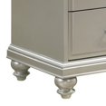 thumbnail image 2 of Wooden Dresser with Eight Spacious Drawers and One Door Shelf Silver, 2 of 5