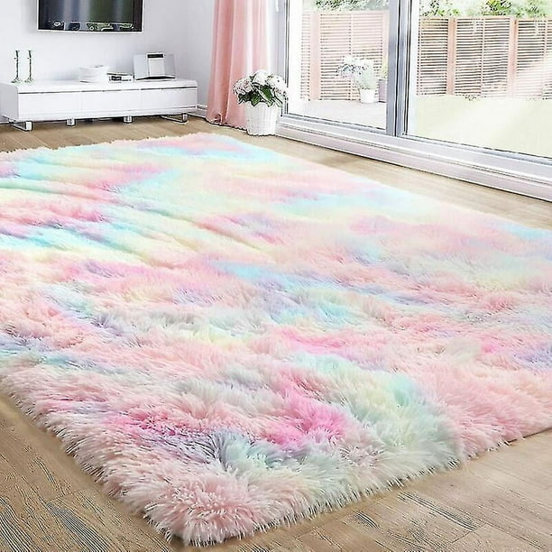 Alfombra de Decoración de habitación YONGSHENG Unicornio 120 X 160 cm colores pastel