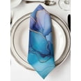 thumbnail image 2 of nqOlkjepod Marble Blue Purple Cloth Napkins Set of 6 Reusable Dinner Napkins, Modern Art Ink Painting Cocktail Napkin Washable Table Napkins for Wedding/Holiday Party/Baby Shower 20"x20", 2 of 8