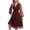 Wine, variant on CIENVNSTG Women's Fashion A-Line Summer Dress - Casual Flowy Dress for Everyday Wear