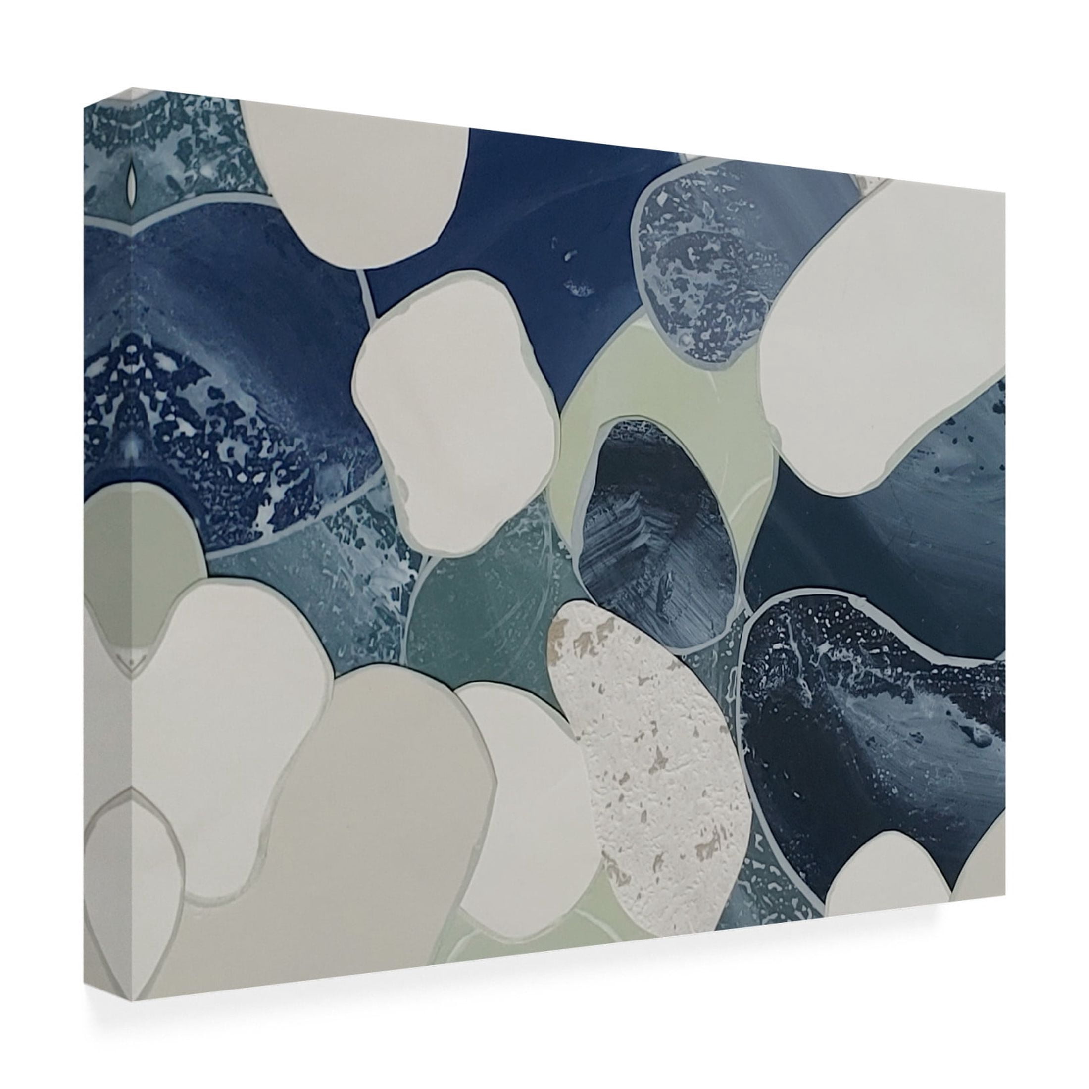 Trademark Fine Art Coco Good  Lily Pond Landscape II Canvas Wall Art