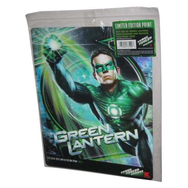 DC Comics Green Lantern Movie (2011) Lenticular 11" x 14" Limited Edition Print
