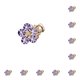 thumbnail image 1 of Jumpingount Catch Clip New Crystal Side Korean Hairpin Mini Ins Hair Claw Jewelry para ocio Compras Picnic Outdoor Purple Púrpura 10piezas, 1 of 6