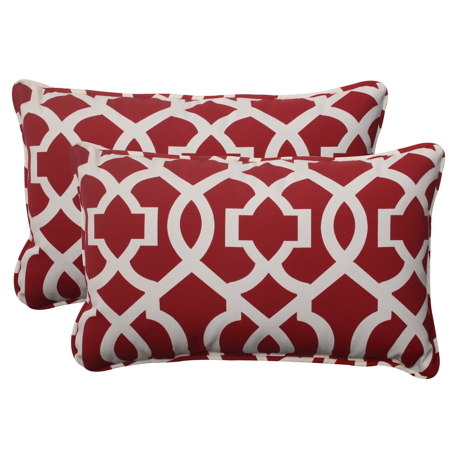 Pillow Perfect New Geo Rectangle Throw Pillow Set of 2