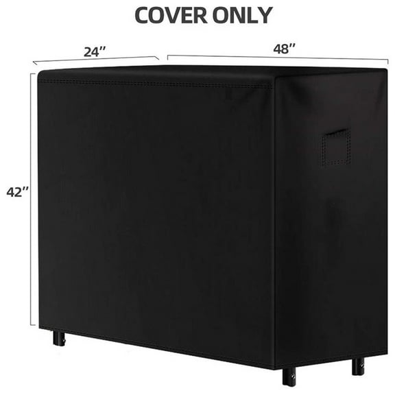 4ft 210D Firewood Cover Waterproof Lumber Log Rack Outdoor Storage Holder Smile Home