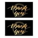 thumbnail image 1 of 100 Uds. Gracias por apoyar mis pequeñas tarjetas de visita en oro negro, tarjetas de agradecimiento, 2x3,5 pulgadas K98, 1 of 1