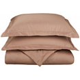 thumbnail image 1 of Cotton Rich 800 Thread Count Solid Duvet Cover Set  Full/Queen-Taupe, 1 of 1