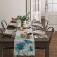 thumbnail image 3 of Plant Rose Flower Retro Old Newspaper Table Runner Home Wedding Table Mat Centerpieces Decoration Party Dining Long Tablecloth, 3 of 6