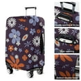 thumbnail image 5 of Darkpurple Daisy Flower Orange Petals Pattern Luggage Cover Fashion Suitcase Cover Baggage Covers Fit 25-28 Inch Luggage (Go Travel), 5 of 5