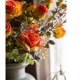 thumbnail image 6 of Faux Artificial Flower Dry Rose Stem Champagne or Orange 23" Tall, 6 of 9