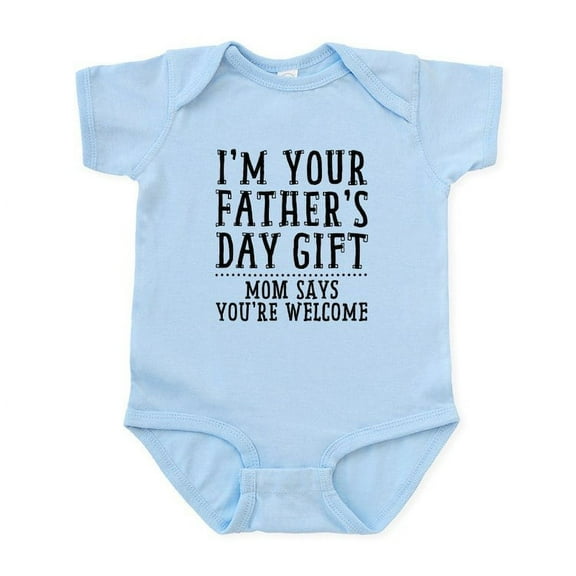 CafePress - Mom Says You're Welcome Infant Body Suit - Baby Light Bodysuit, Size Newborn - 24 Months