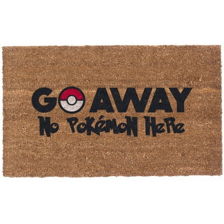 Coco Mats N More Colored Pokemon Go Away Doormat Walmart