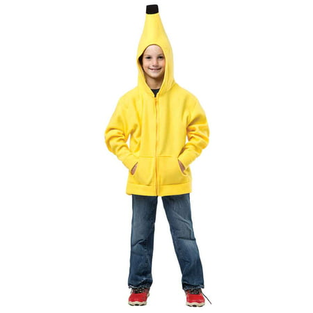 Banana Hoodie Child Halloween Costume, One Size,